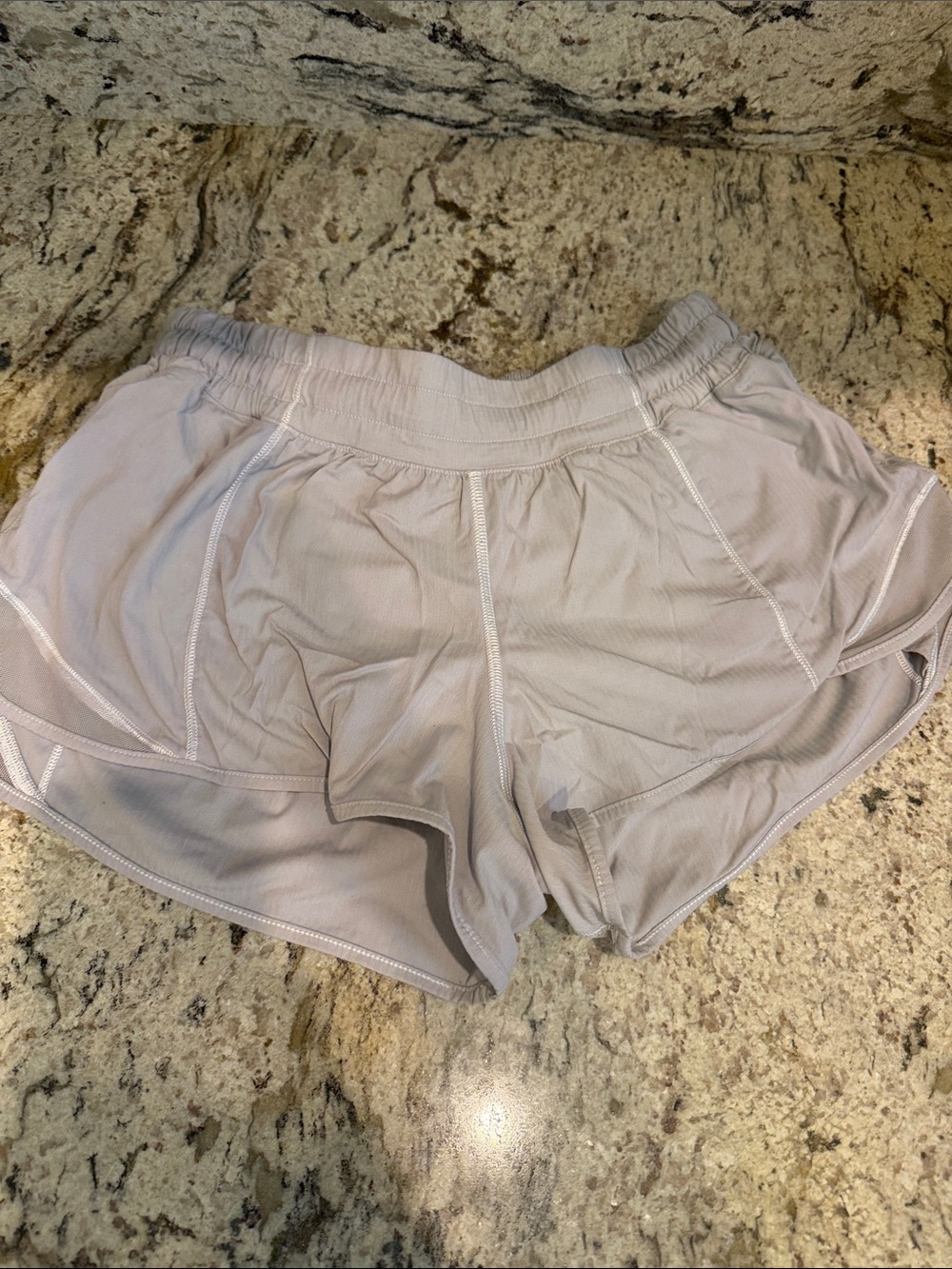 lululemon athletica Light Taupe or Grey Women's Running Shorts